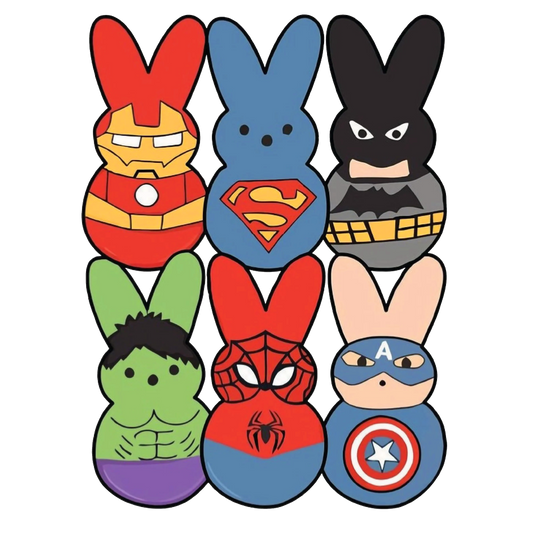 Easter, Character, heat transfer, press and peel, no shirt, made to order