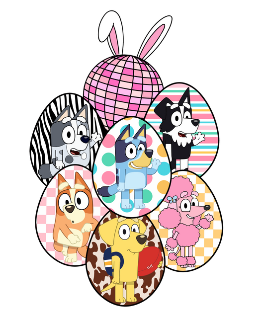 Easter, Character, heat transfer, press and peel, no shirt, made to order