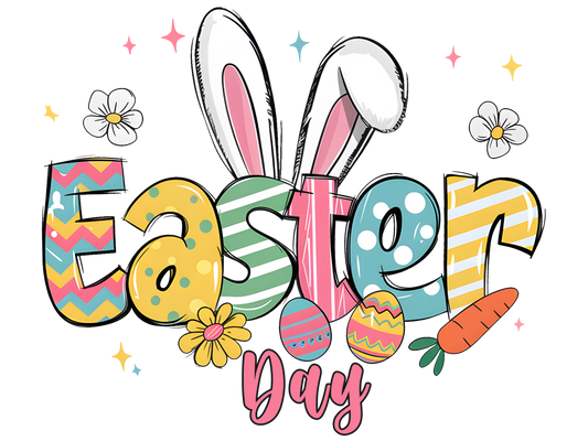 Easter, heat transfer, press and peel, no shirt, made to order