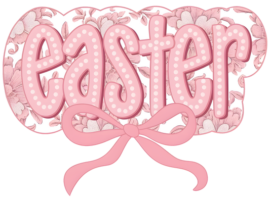 Pink Easter, heat transfer, press and peel, no shirt, made to order