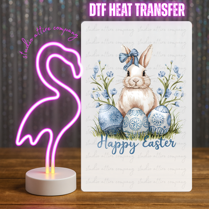 Bunnies, Easter, DTF Heat Transfer, Press and peel, Full color, Instant press, MTO