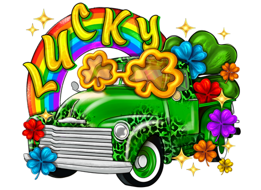 St. Patty, heat transfer, press and peel, no shirt, made to order
