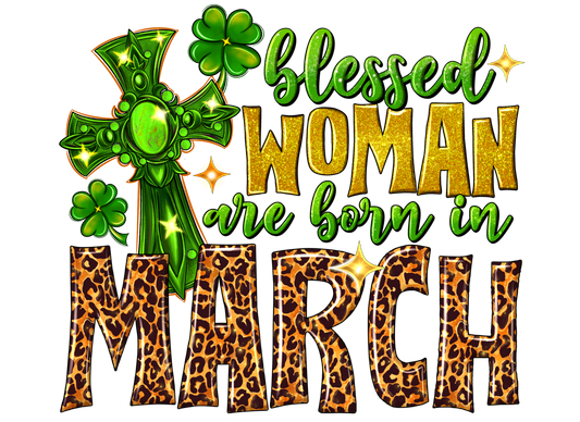 St. Patty, Blessed, heat transfer, press and peel, no shirt, made to order