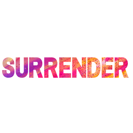 Surrender, press and peel, no shirt, made to order