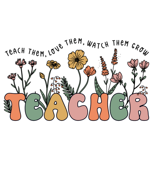 Teacher, press and peel, no shirt, made to order