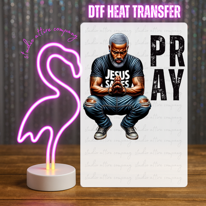 Black pray, Heat transfer, Press and peel, Full color, Instant press, MTO, 2952