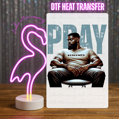 Blue pray, Heat transfer, Press and peel, Full color, Instant press, MTO, 2954