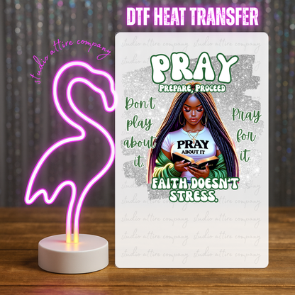 Green pray, Heat transfer, Press and peel, Full color, Instant press, MTO, 2973