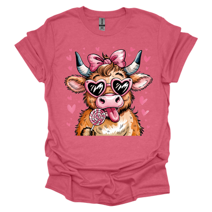Día de San Valentín, camiseta, manga corta, estilo suave.