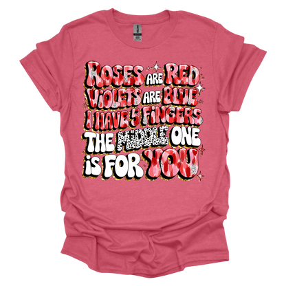 San Valentín, camiseta, manga corta, estilo suave