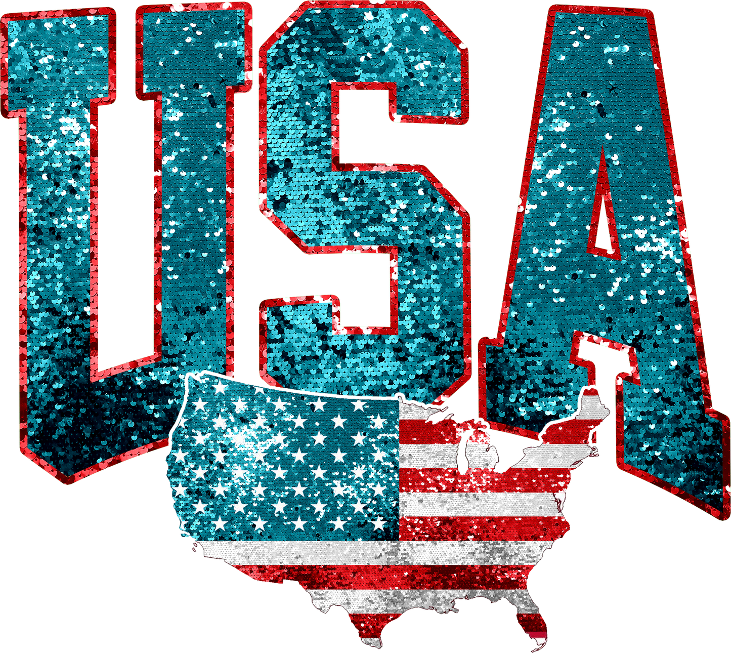 USA, press and peel, no shirt, made to order