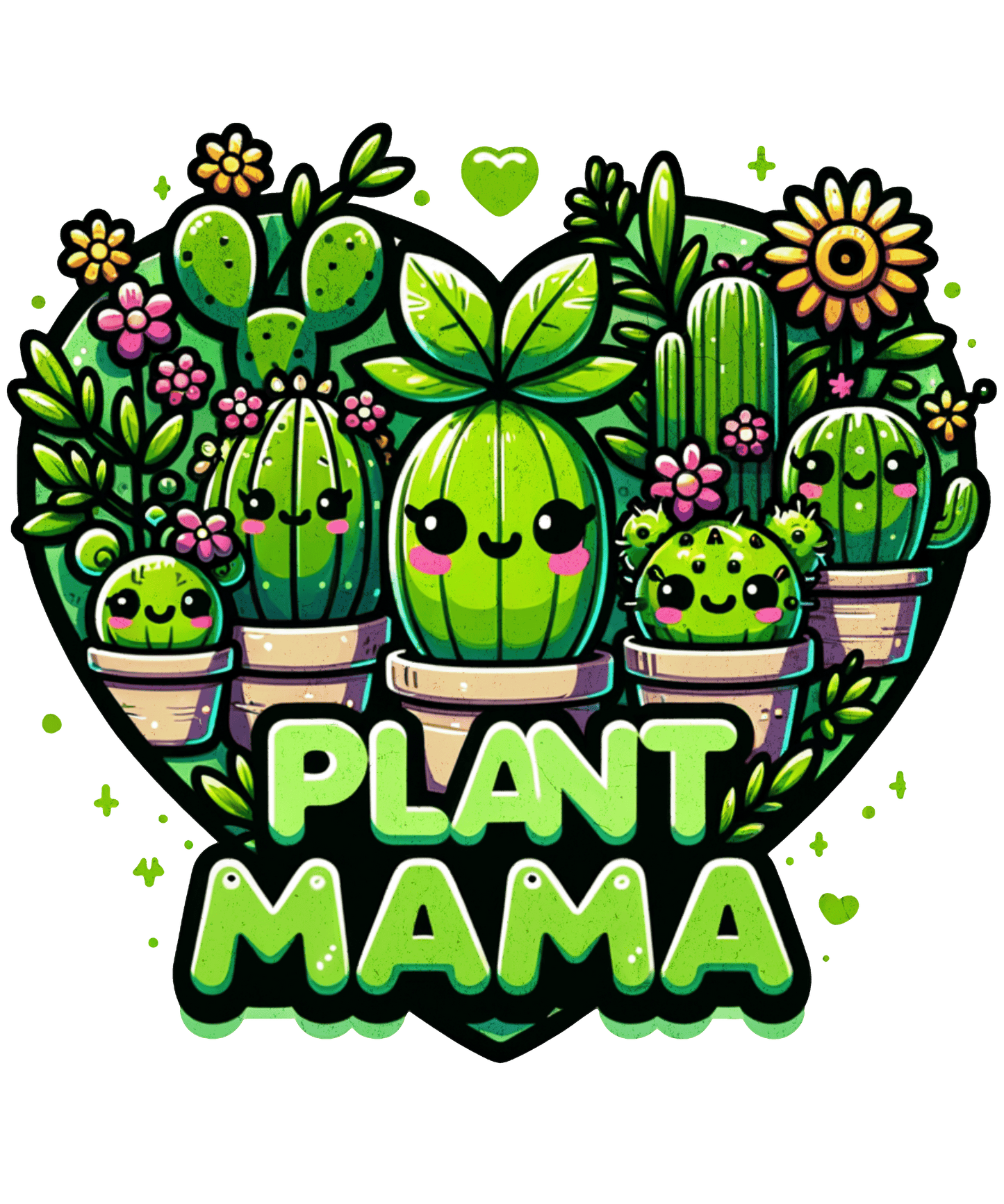 Plant mama, Press-ready, Transfer only, MTO