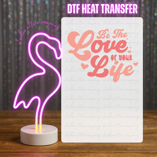 Love of your life, Heat transfer, Press and peel, Full color, Instant press, MTO