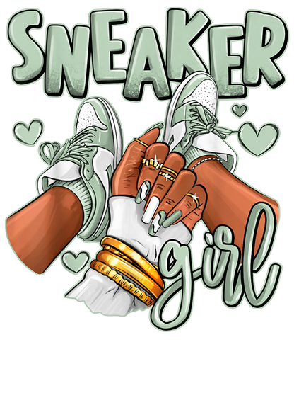 Sneaker girl, Press-ready, Transfer only, MTO