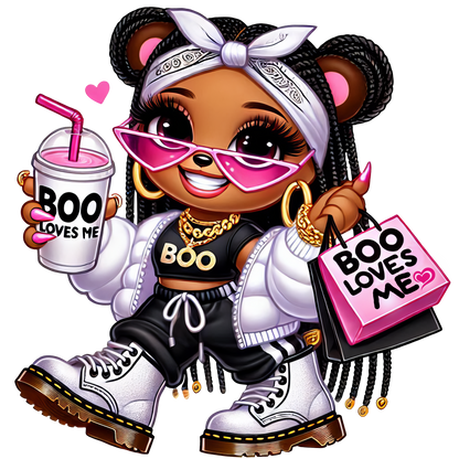 Boo loves me, Press-ready, Transfer only, MTO
