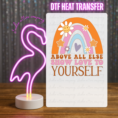 Above all else, Heat transfer, Press and peel, Full color, Instant press, MTO