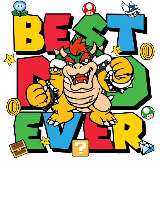 Best dad ever, character, Press-ready, Transfer only, MTO