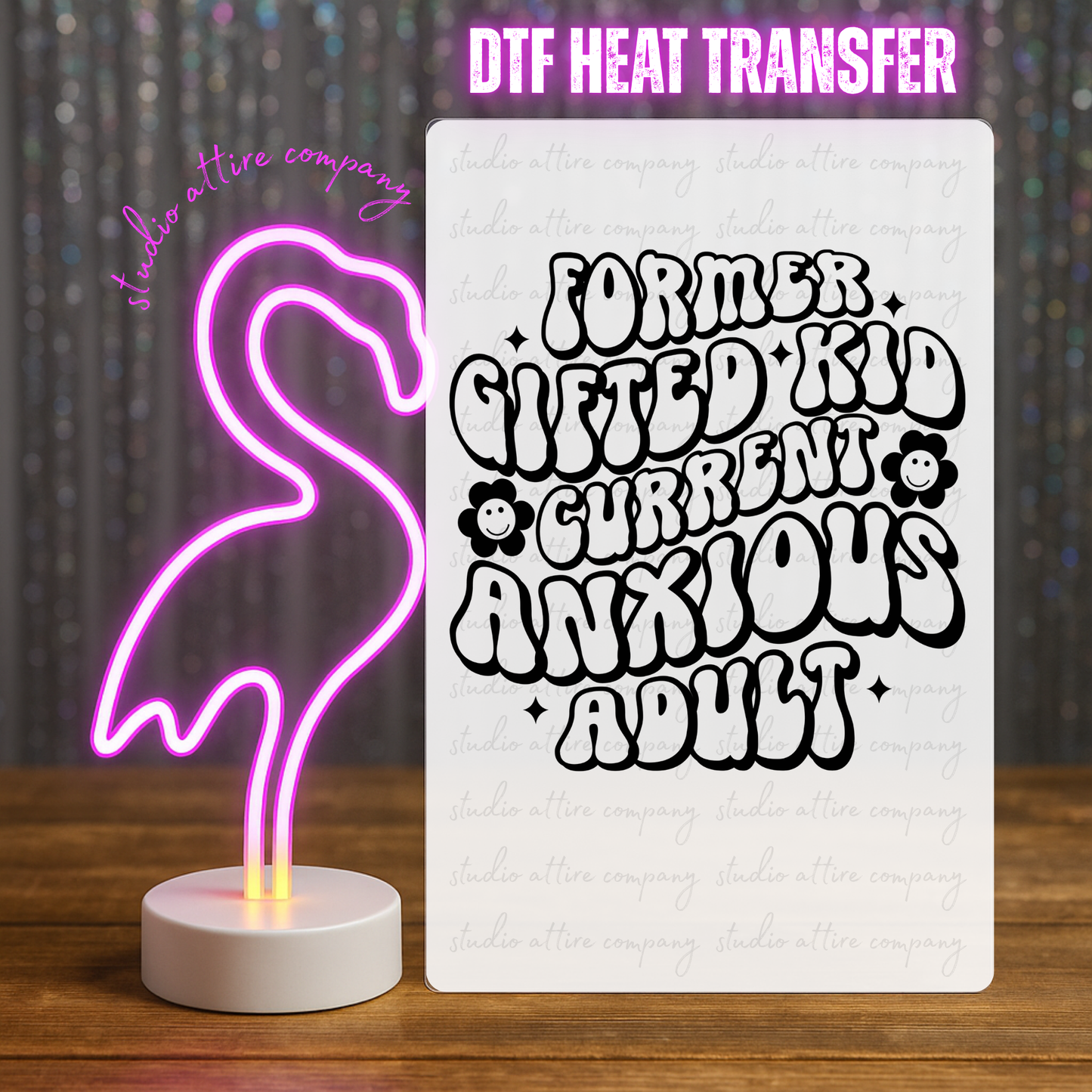 Former gifted kid, Heat transfer, Press and peel, Full color, Instant press, MTO