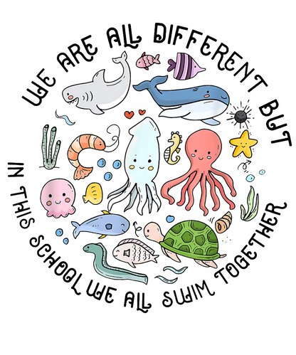 We are all different, Ocean, Press-ready, Transfer only, MTO