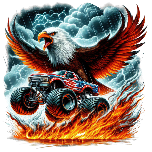 Monster truck, American, Press-ready, Transfer only, MTO
