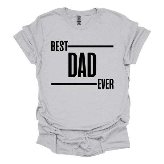 Best dad ever, Short Sleeve, Printed Tee (Gildan Softstyle)