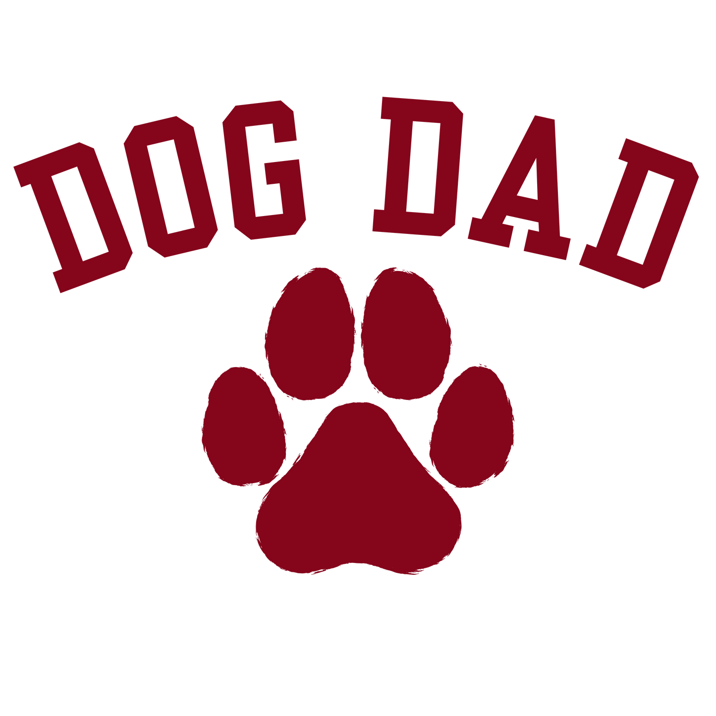Dog dad, Press-ready, Transfer only, MTO