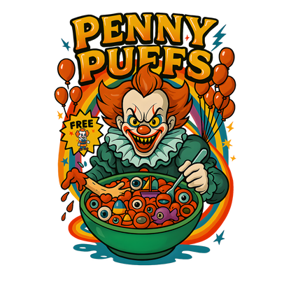 Penny Puffs, horror, Press-ready, Transfer only, MTO