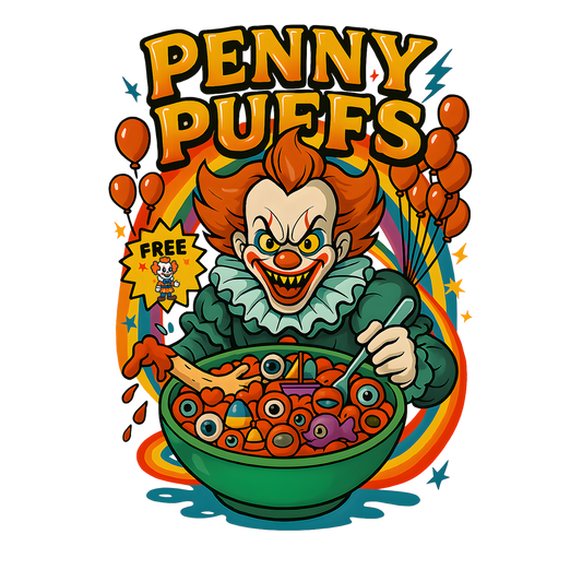 Penny Puffs, horror, Press-ready, Transfer only, MTO