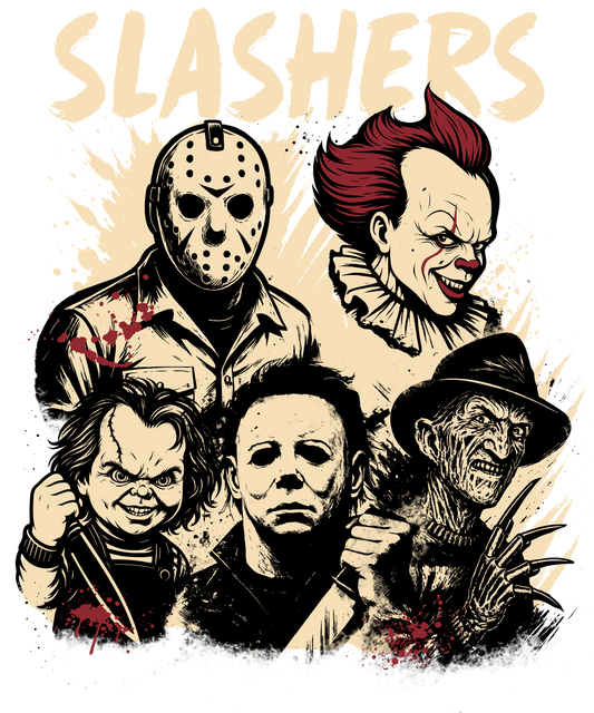 Slashers, horror, Press-ready, Transfer only, MTO
