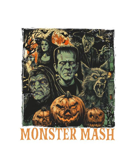Monster Mash, Halloween, Press-ready, Transfer only, MTO