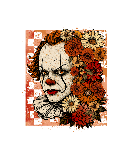 IT flowers, horror, Halloween, Press-ready, Transfer only, MTO