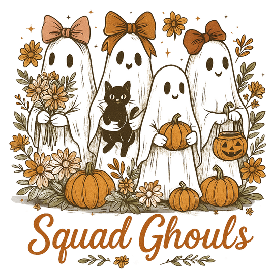 Squad Ghouls, Halloween, Press-ready, Transfer only, MTO