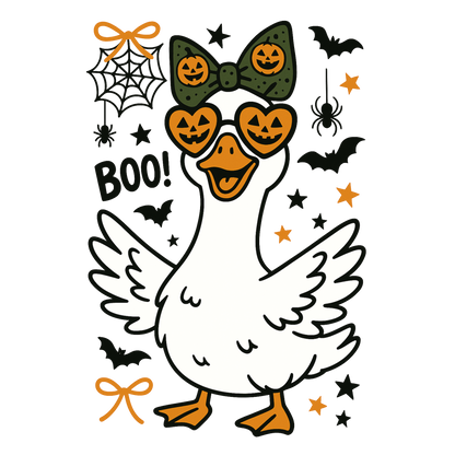 Cute ducky, Halloween, Press-ready, Transfer only, MTO
