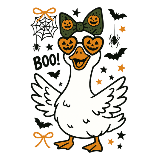 Cute ducky, Halloween, Press-ready, Transfer only, MTO