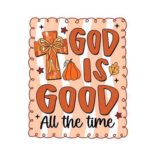 God is good, Halloween, Press-ready, Transfer only, MTO