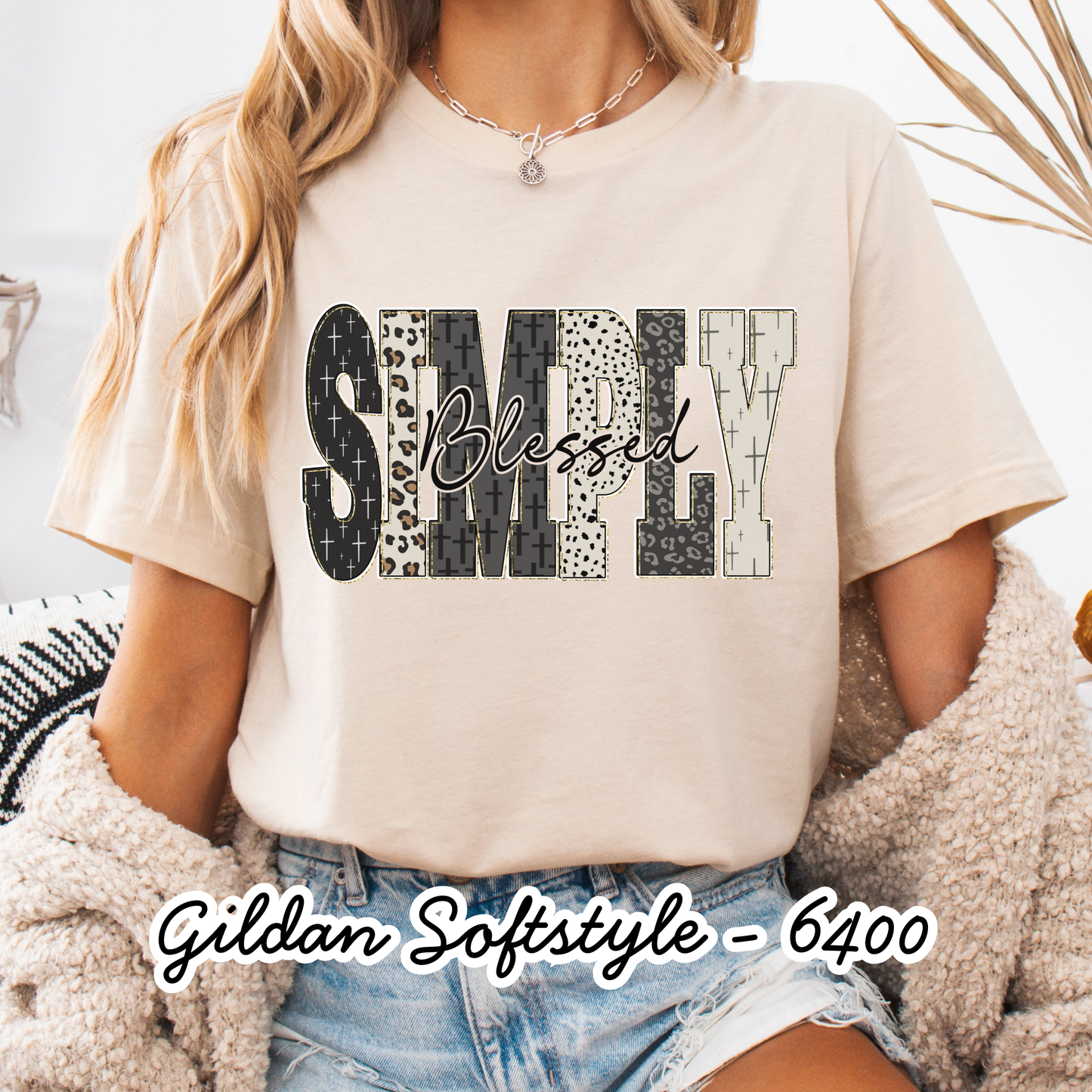Simply bible verse - Short Sleeve - Gildan Softstyle - Women's Printed Tee