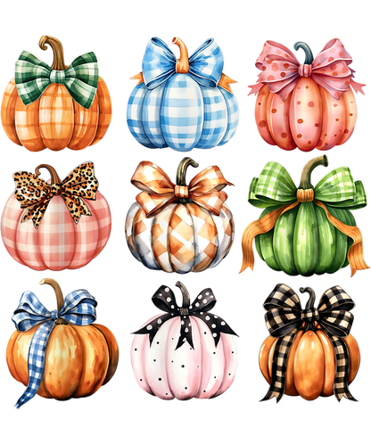 Styled pumpkins, Halloween, Press-ready, Transfer only, MTO