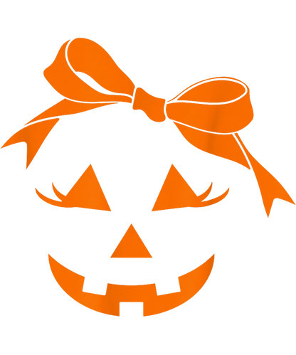 Pumpkin face, Halloween, Press-ready, Transfer only, MTO