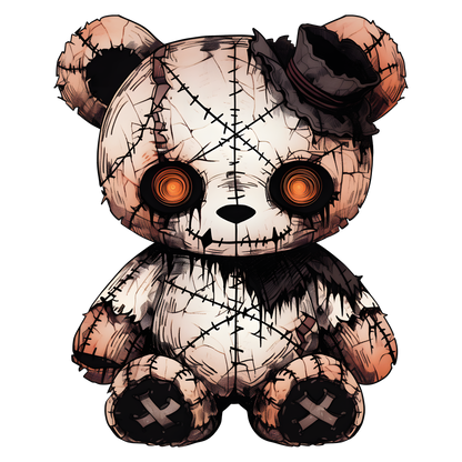 Halloween bear, Press-ready, Transfer only, MTO