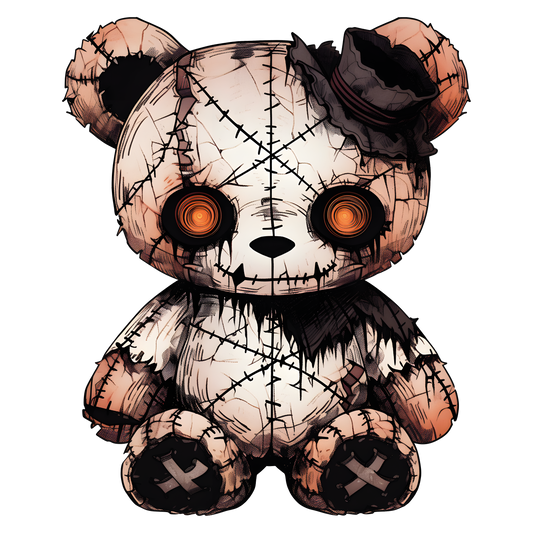 Halloween bear, Press-ready, Transfer only, MTO