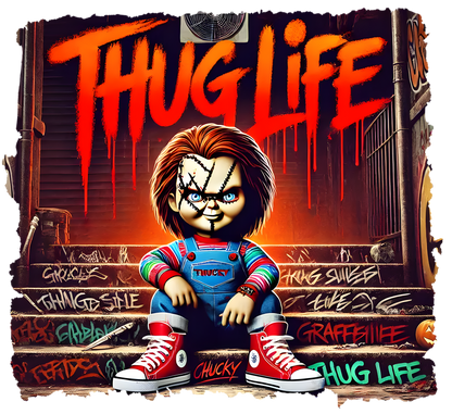 Chucky thug life,  Press-ready, Transfer only, MTO