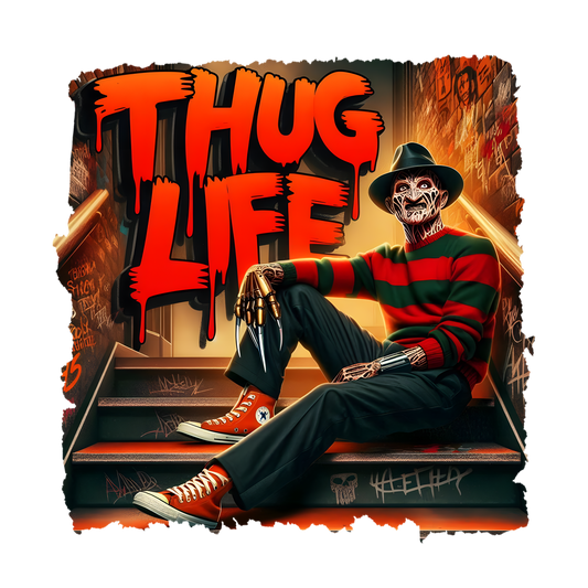 Freddy thug life,  Press-ready, Transfer only, MTO
