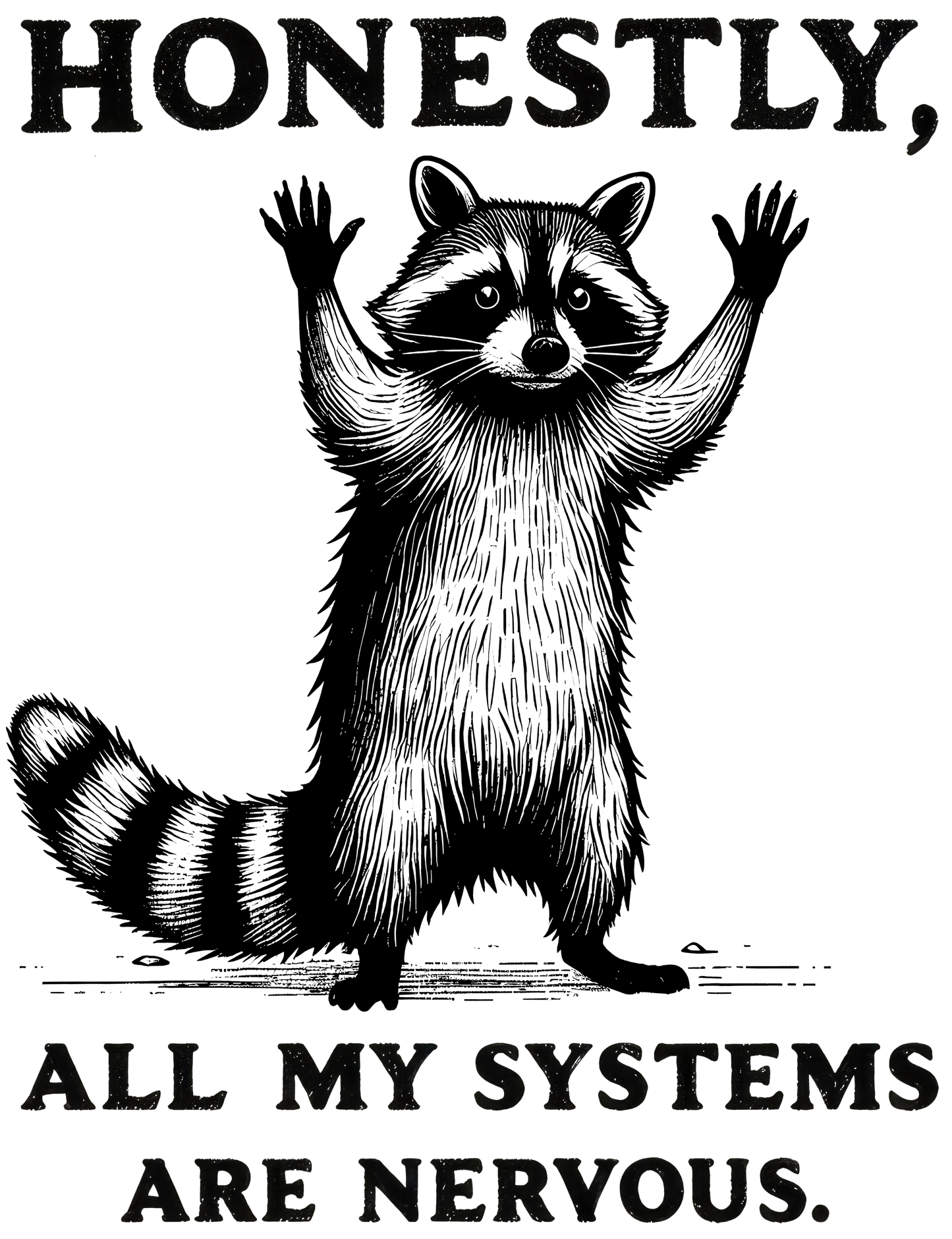 All of my systems are nervous, Press-ready, Transfer only, MTO