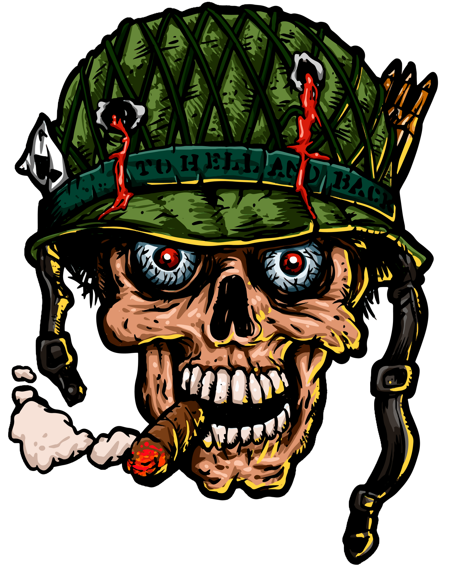 Skull army, Press-ready, Transfer only, MTO