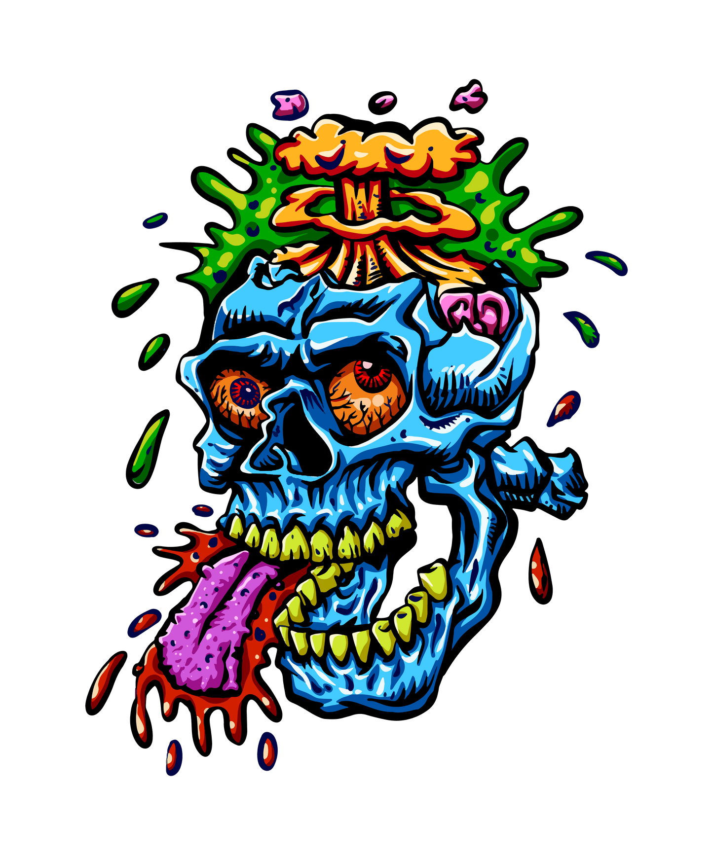 Zombie explode, Press-ready, Transfer only, MTO