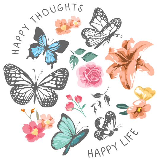 Happy thoughts, Press-ready, Transfer only, MTO