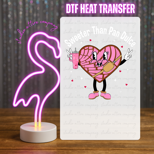 Sweeter than pan dulce, Cinco de mayo, Heat transfer, Press and peel, Full color, Instant press, MTO