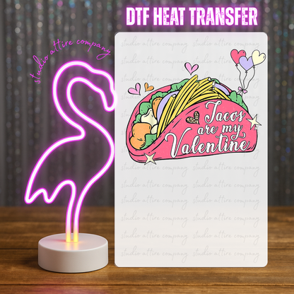 Tacos, Cinco de mayo, Heat transfer, Press and peel, Full color, Instant press, MTO