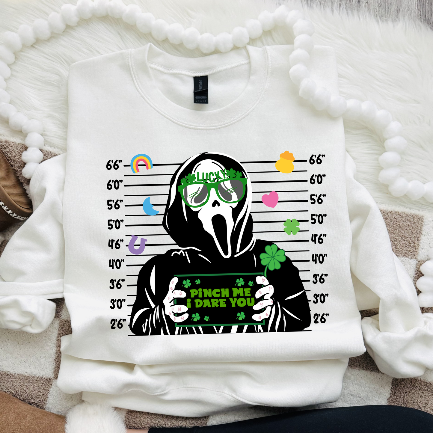 Scream, St. Patty's Day, Horror, Sweatshirt, 376