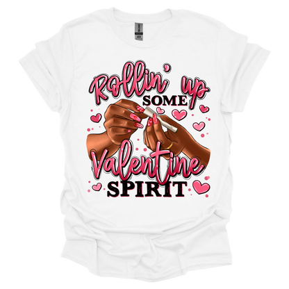San Valentín, camiseta, manga corta, estilo suave